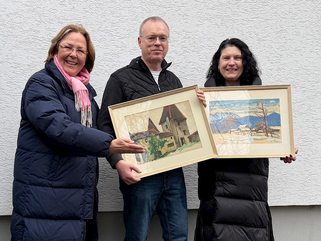 Schenkung von 22. Werken des Malers Curt Rabethge