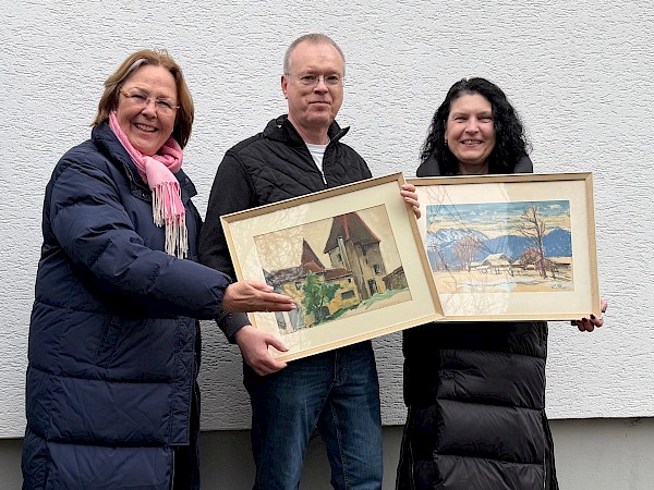 Bilderübergabe in Landau